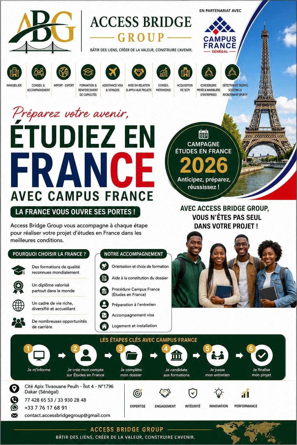 Campagne Études en France 2026